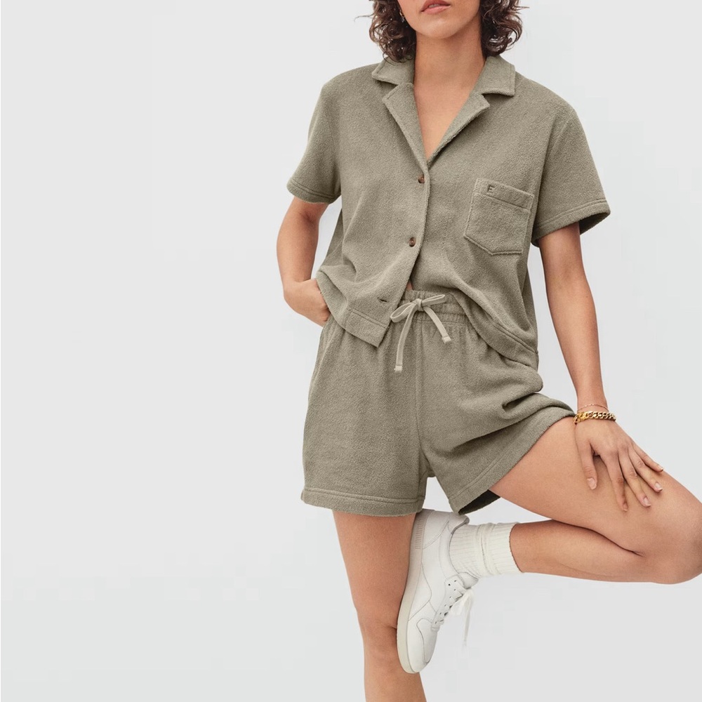 Everlane terry cloth set